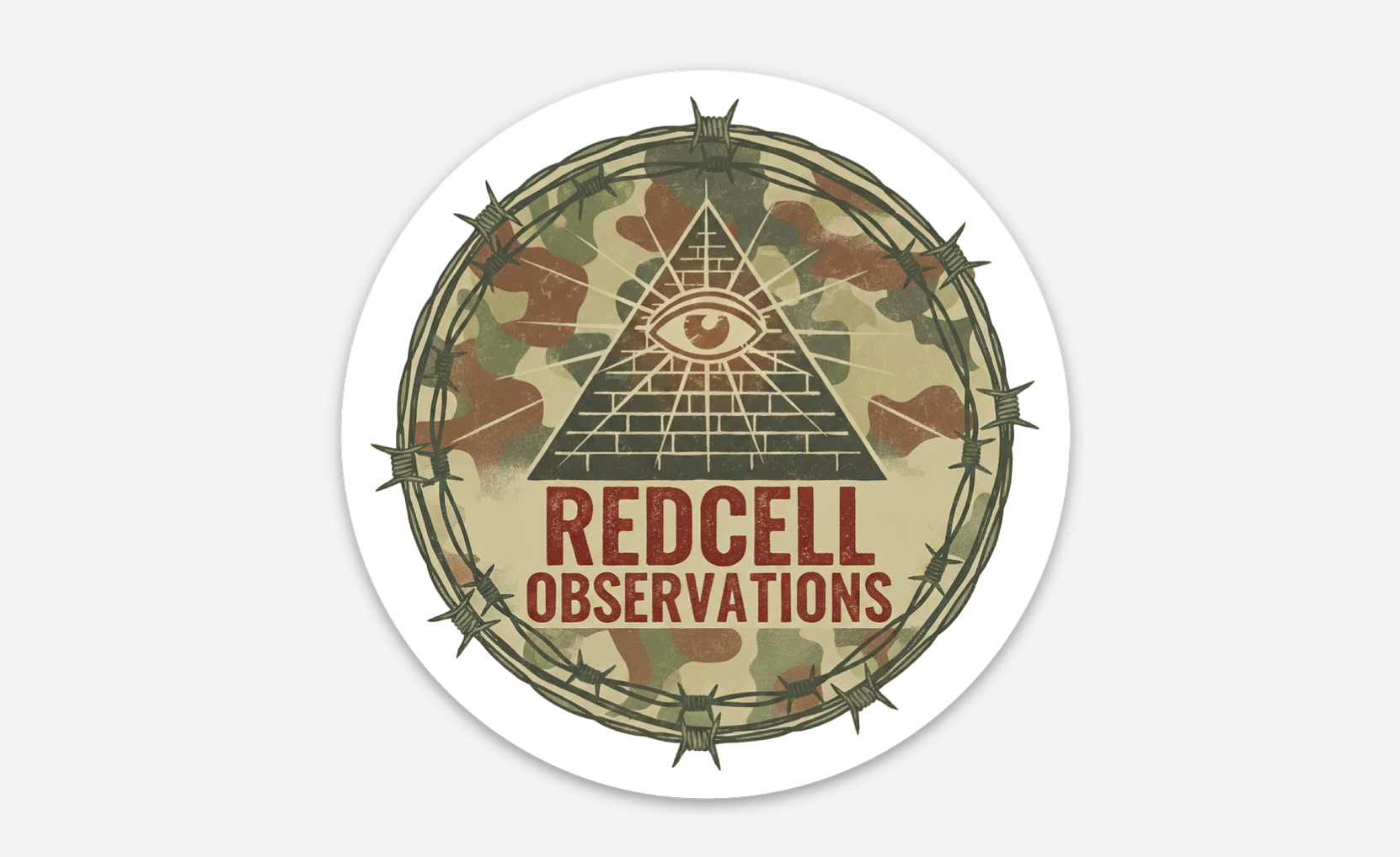 Redcell Pyramid Sticker